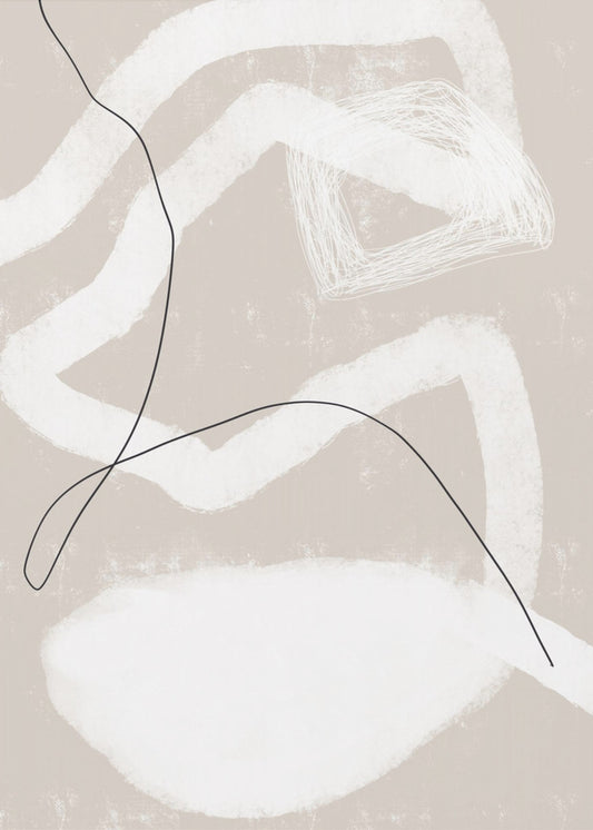 Organic Lines And Shapes | Poster