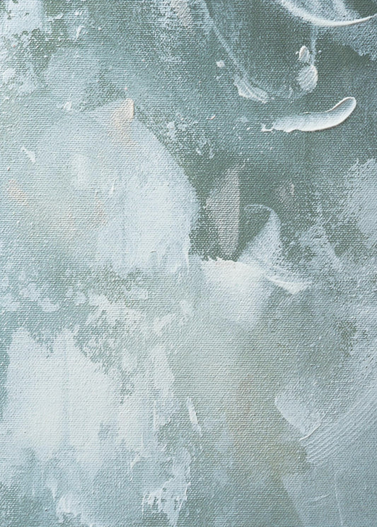 Green and White Acrylic | Poster