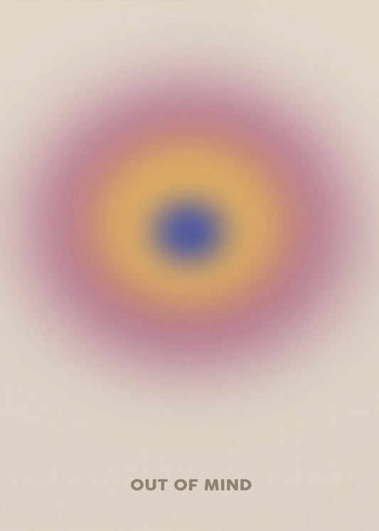 Colorful Concentric Glow | Poster