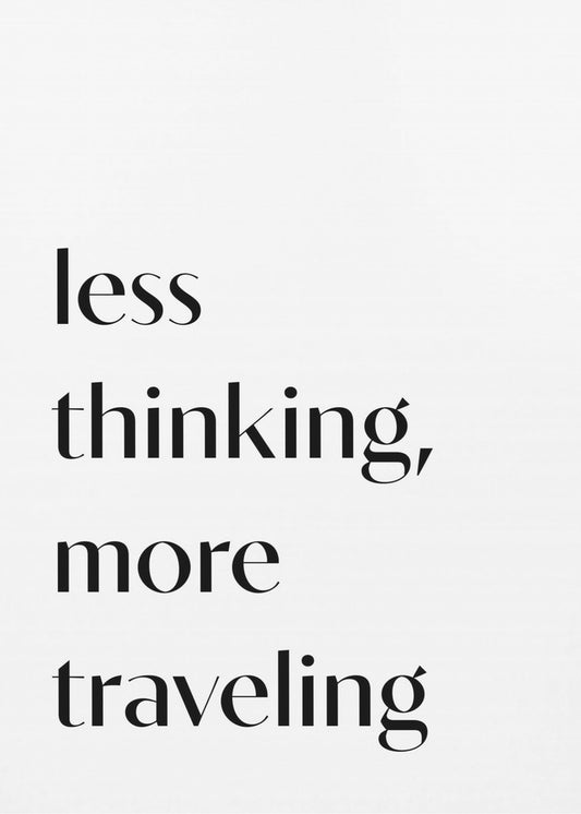 Less Thinking | Poster