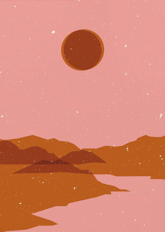 Moon  landscape | Canvas