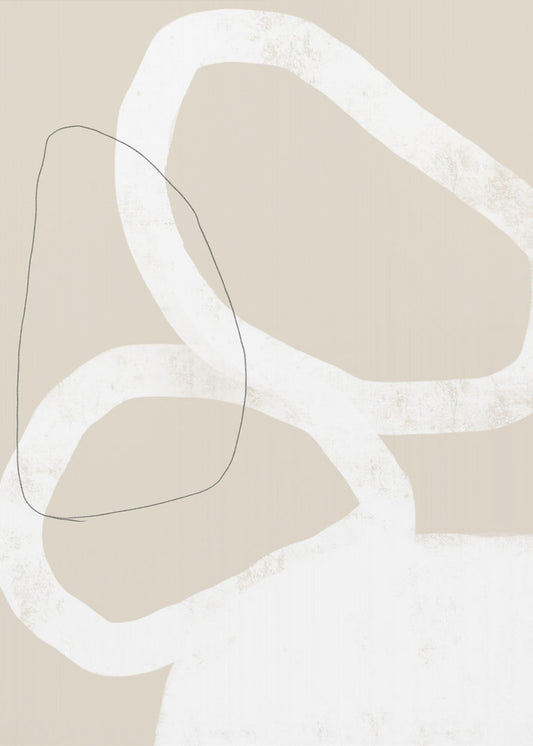 Intertwined Organic Shapes | Poster