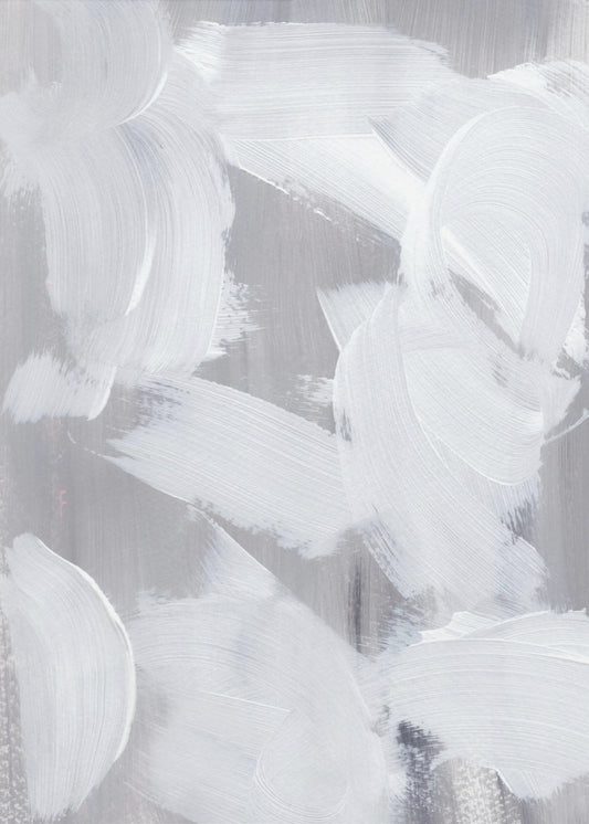 Grey touching White | Poster