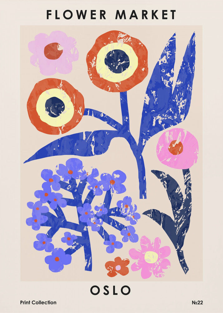 Flower Market. Oslo | Poster