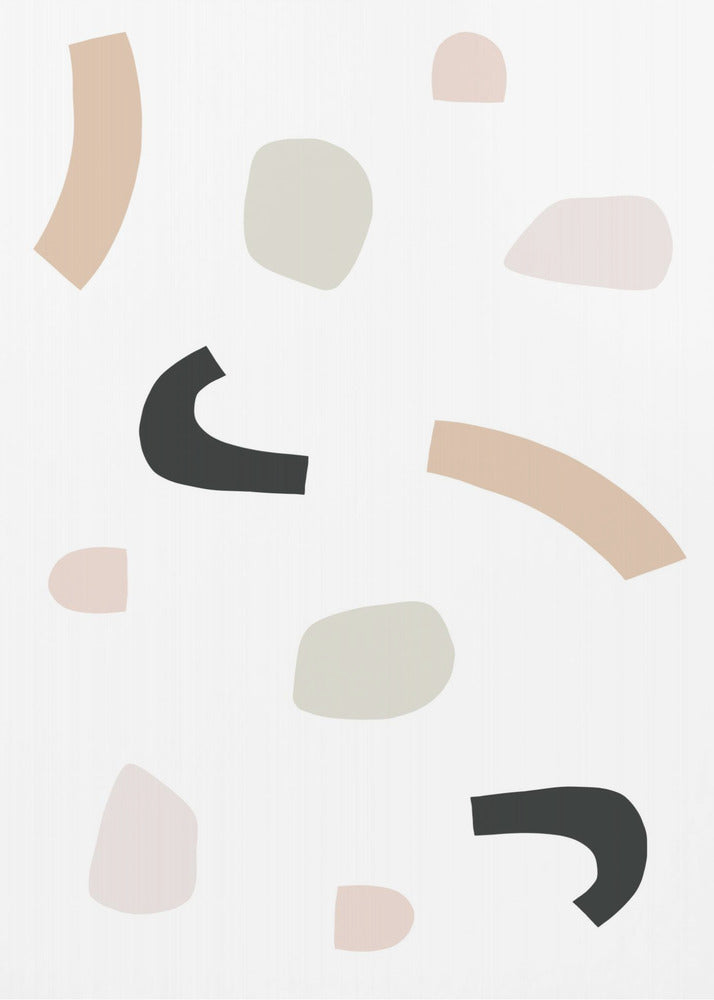 Organic Shapes and Neutral Tones | Poster