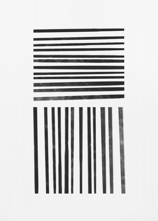 Parallel Black Lines | Poster