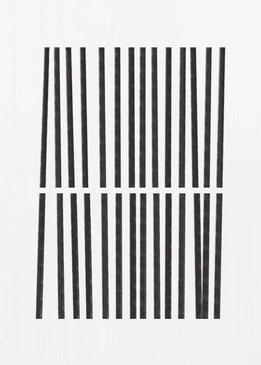 Parallel Black Lines | Poster