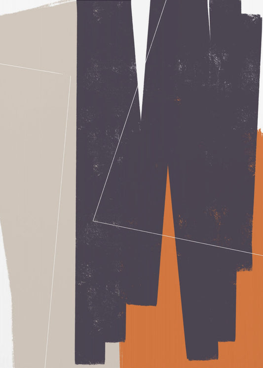 Muted Geometrics Shapes | Poster