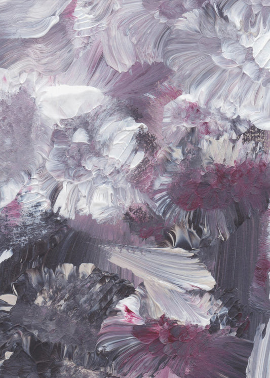 Floral Expressionist Brushstrokes | Poster