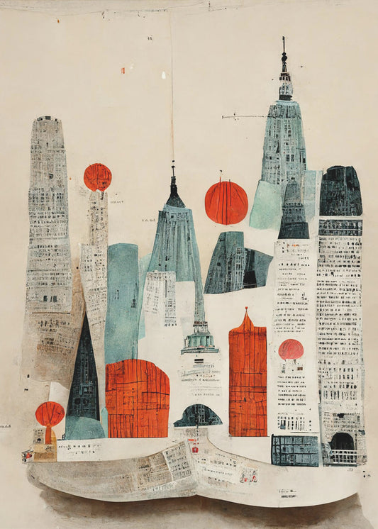 Cityscape Collage | Canvas