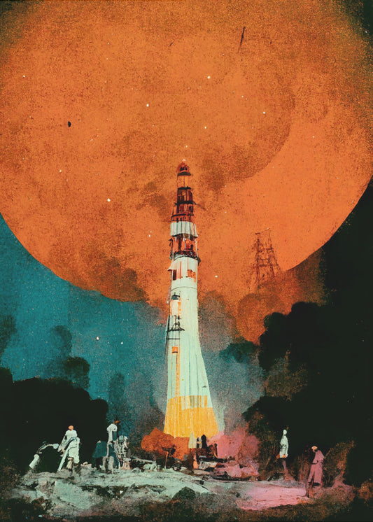 Lunar Launch | Canvas