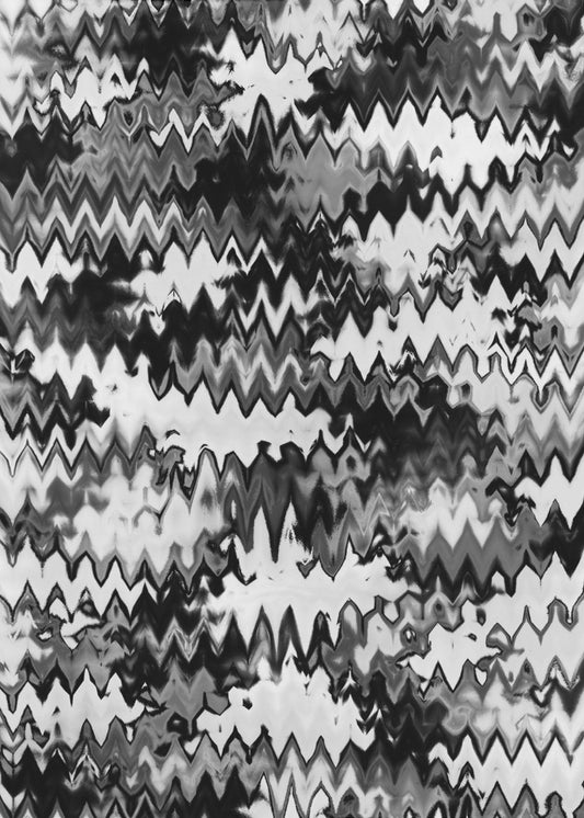 Zigzag Monochrome | Poster