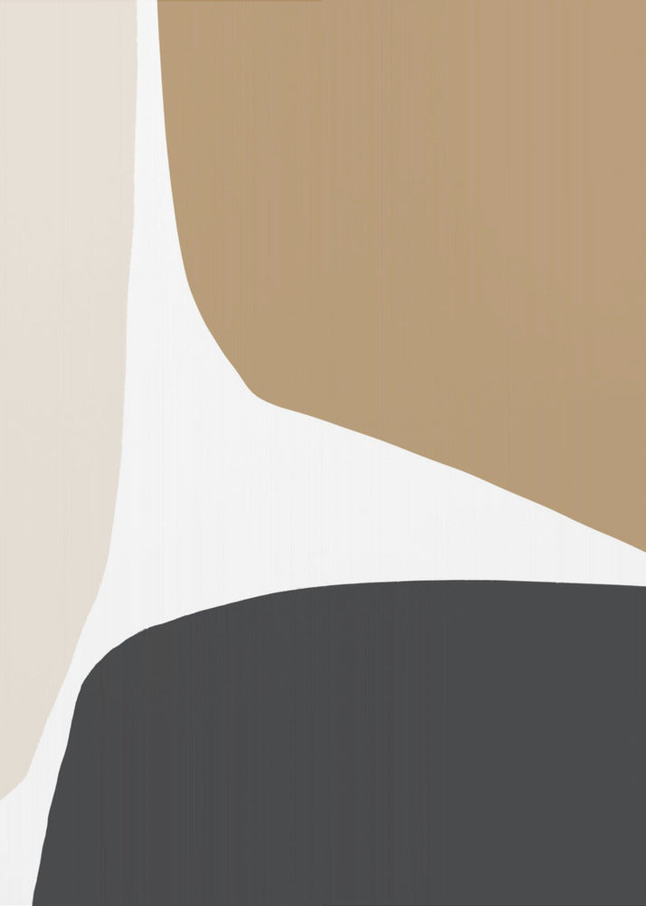 Geometric Shapes in Neutral Tones | Poster