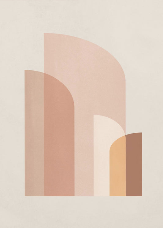 Retro Geometric IV | Poster
