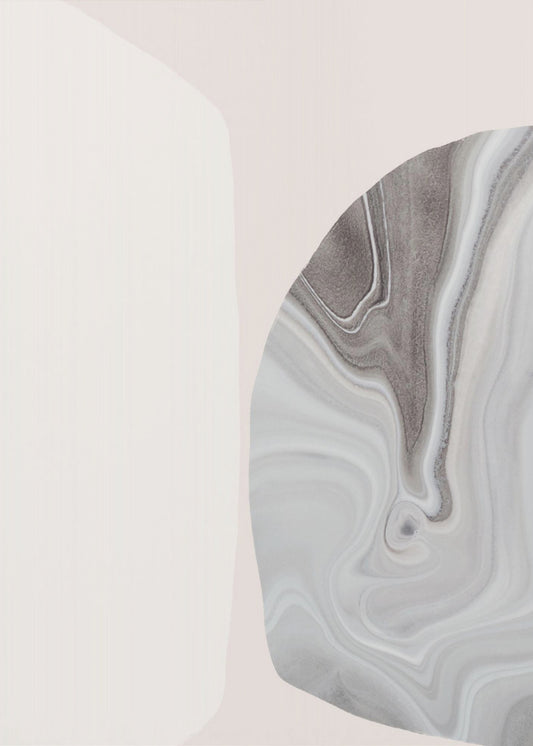 Marble Texture with Fluid Lines | Canvas