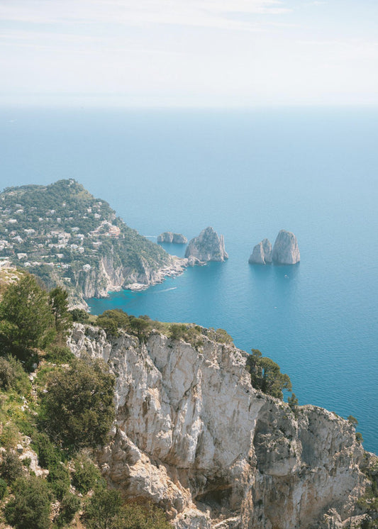 Coast of Capri Italy | Poster