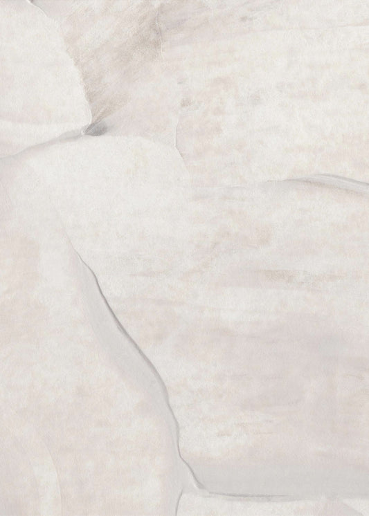 Flowing Textures In White And Cream Tones | Canvas