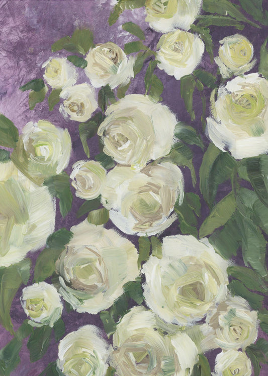 Noray painterly roses | Canvas