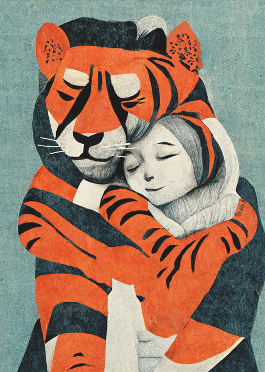 Tiger&#039;s Embrace | Canvas