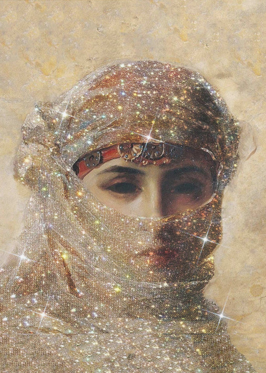 Glittered Beauty | Canvas