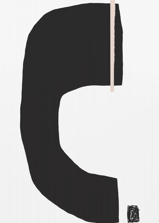 Black Geometric Shapes | Canvas
