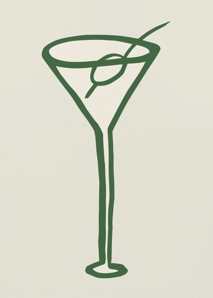 Cocktail Green | Canvas