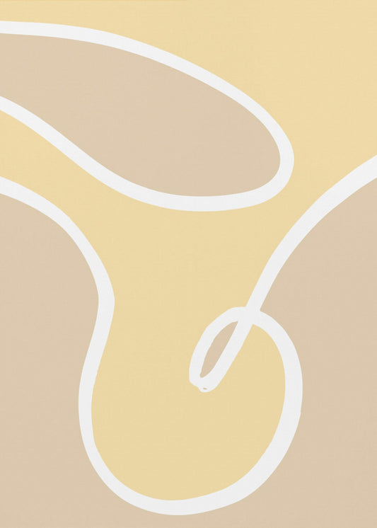 Shape 14 Yellow | Canvas