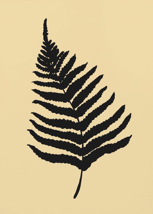 Fern 02 Yellow | Poster