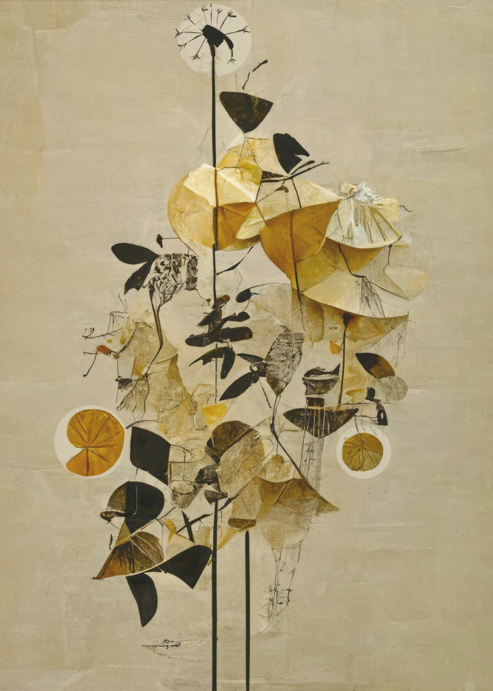 Golden Blossoms | Poster