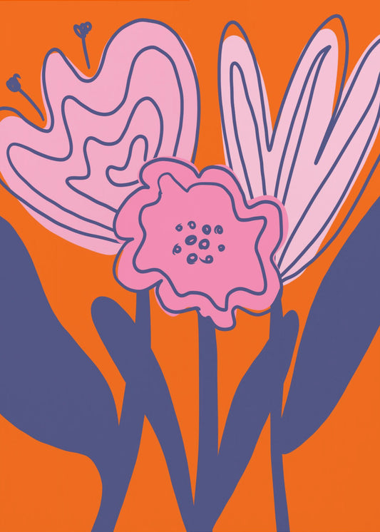 Bold Floral Elegance | Canvas