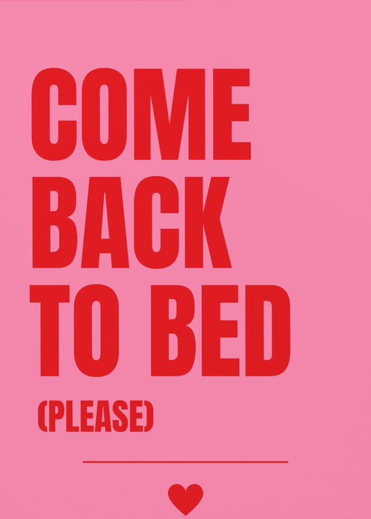 Bedtime Plea | Poster