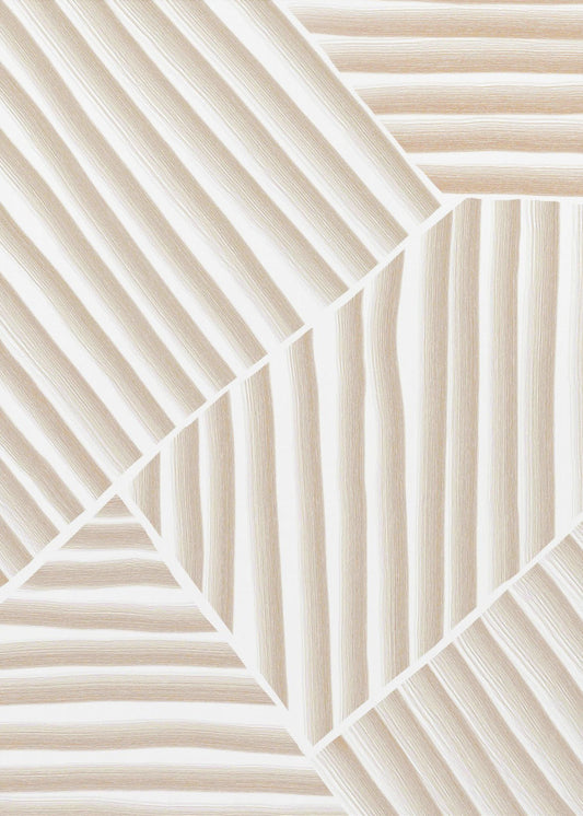 Beige Line Art | Canvas