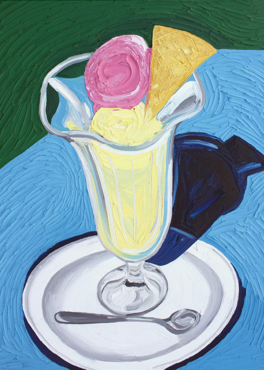 Raspberry and Vanilla Ice Cream | Poster