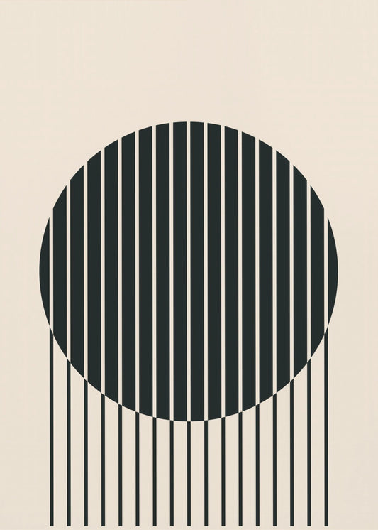 Minimal Circle Vibes #1 | Canvas