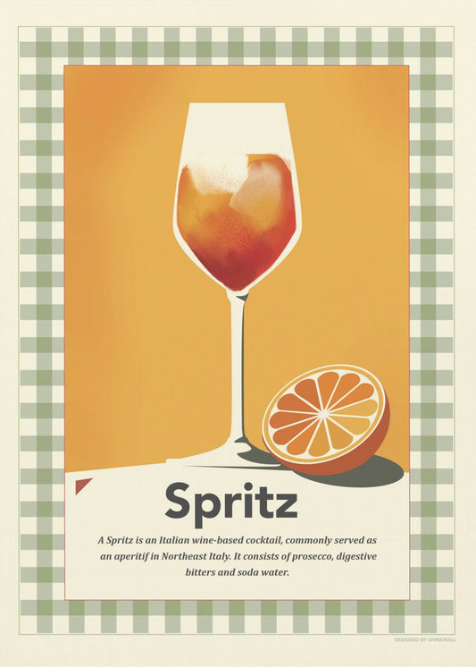 Spritz retro print | Canvas