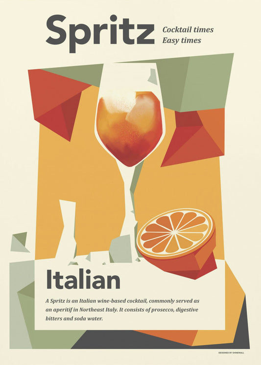 Aperol spritz print | Canvas