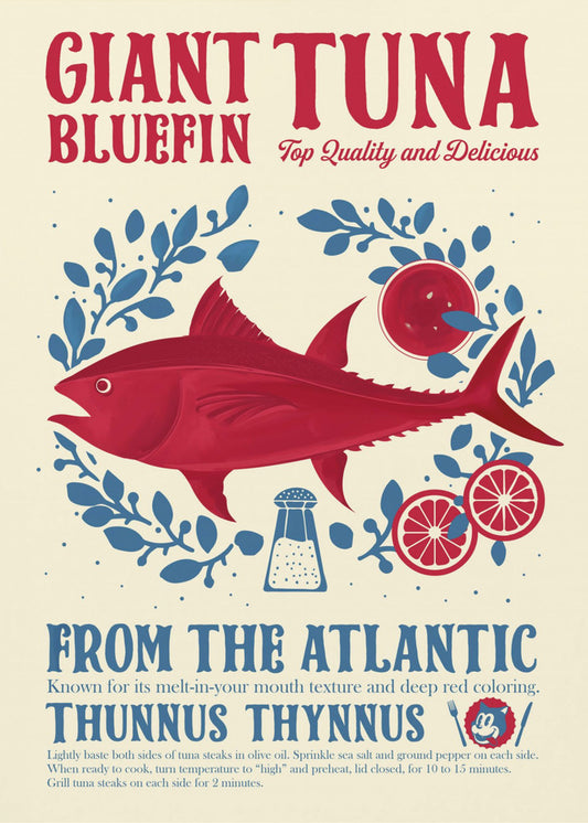 Tuna kitchen print | Canvas