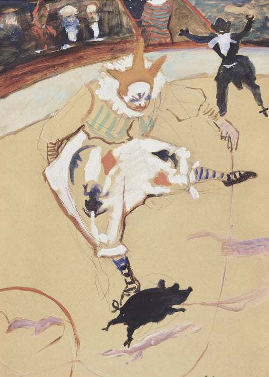 At the Circus Fernando Medrano With a Piglet (ca. 1889) | Canvas