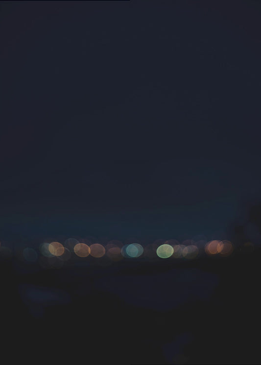 Blurred Night Lights | Poster