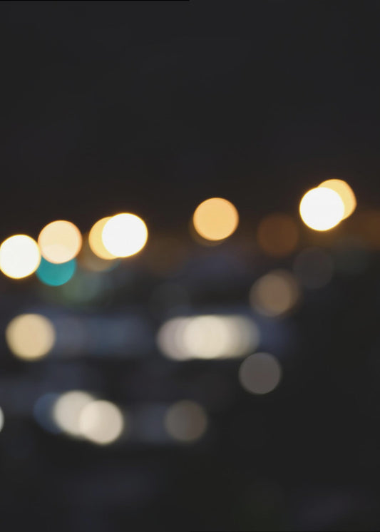 Night Glow Bokeh | Poster