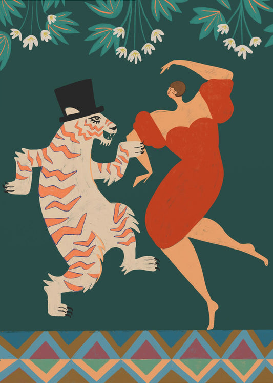 A Date With a Wild Cat | Canvas