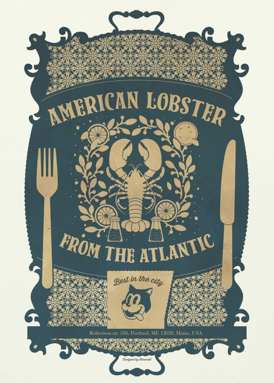 Lobster Baroque Print | Canvas