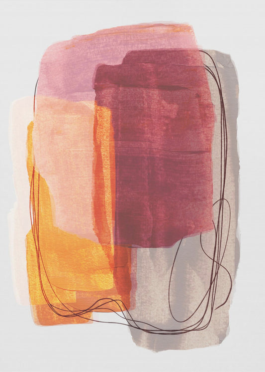 Abstract Brush Strokes 51 | Poster