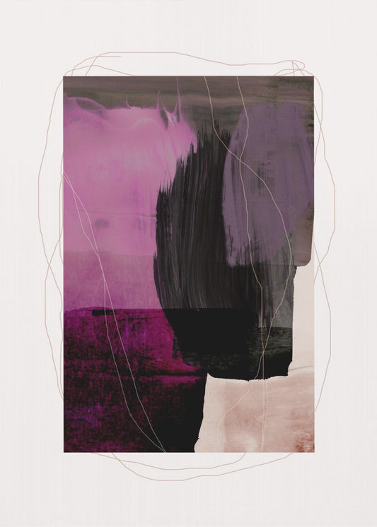 Abstract Brush Strokes 77 | Poster