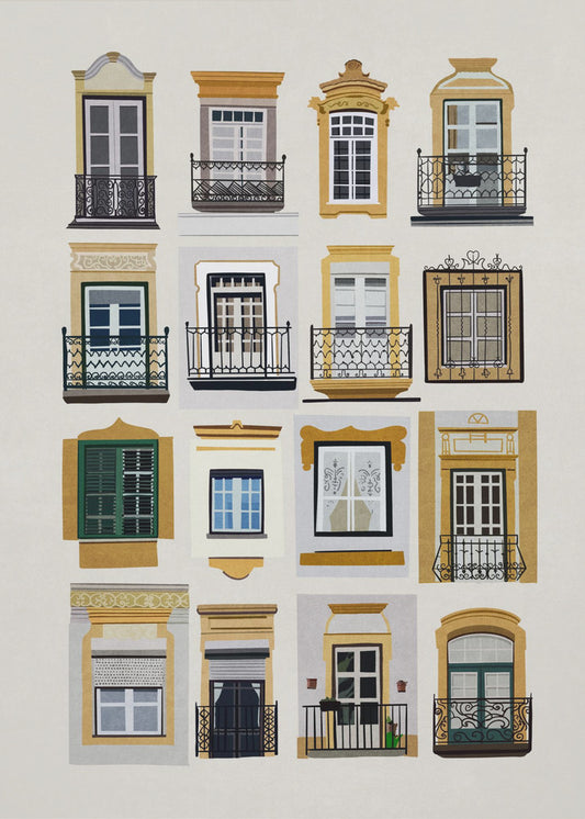 Windows of Lisbon | Poster