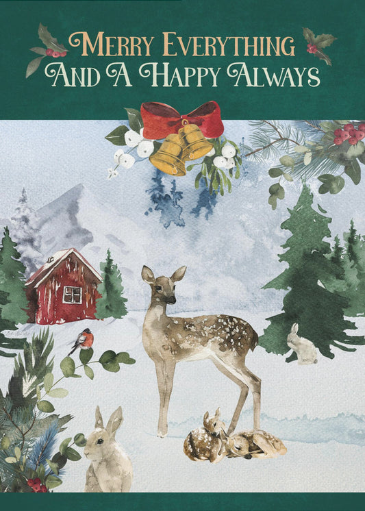 Merry Woodland Scene | Poster
