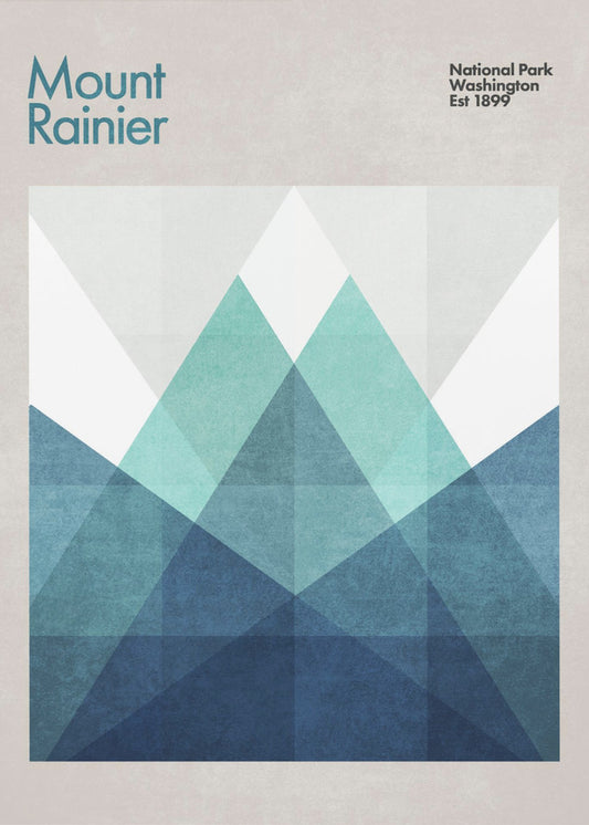 Geometric Peaks | Canvas