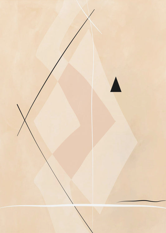 Geometric Shapes And Intersecting Lines | Poster