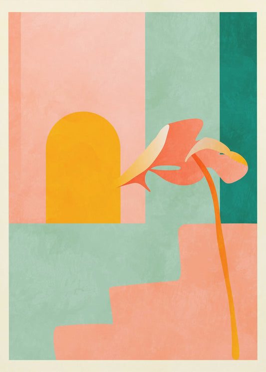 Spaces 3 Treppe | Poster