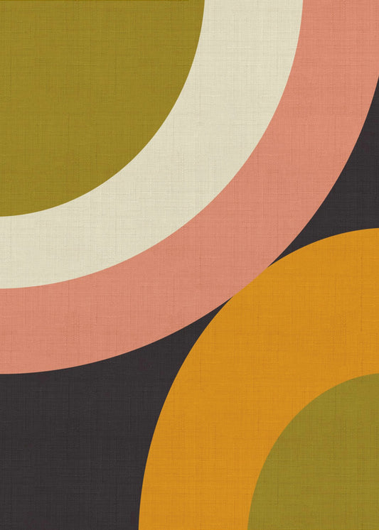 Geo Shapes Fall 21 Rounded | Poster